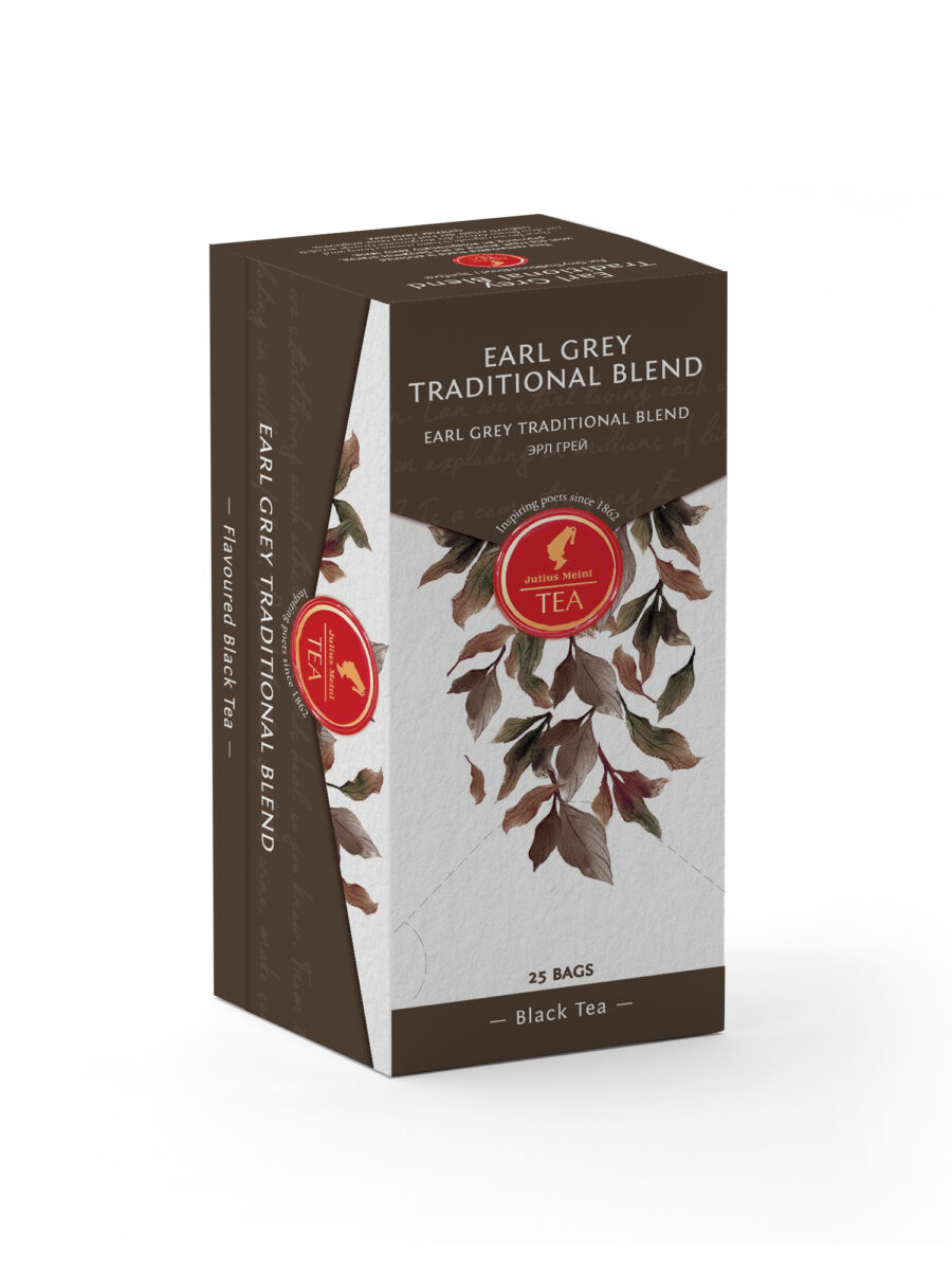 JULIUS MEINL Earl Grey Traditional Blend, 50g (Pack of 25 tea bags | Black Tea | Imported Tea Bags)