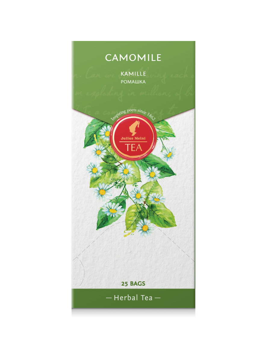 JULIUS MEINL Camomile Tea, 27.5g (Pack of 25 Tea bags | Herbal tea | Imported Tea Bags)