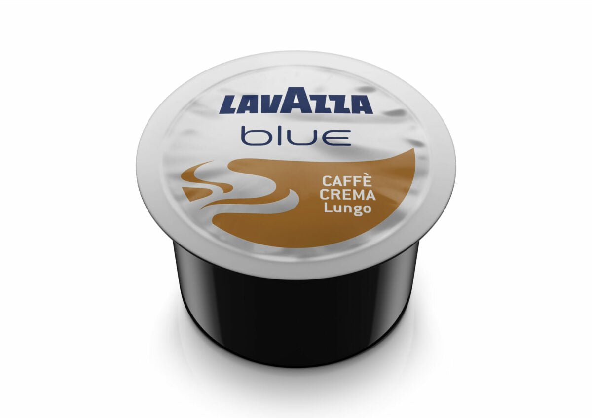 Lavazza BLUE Caffé Crema Lungo, Pack of 25 Coffee Capsules, Compatible with Lavazza BLUE Machines