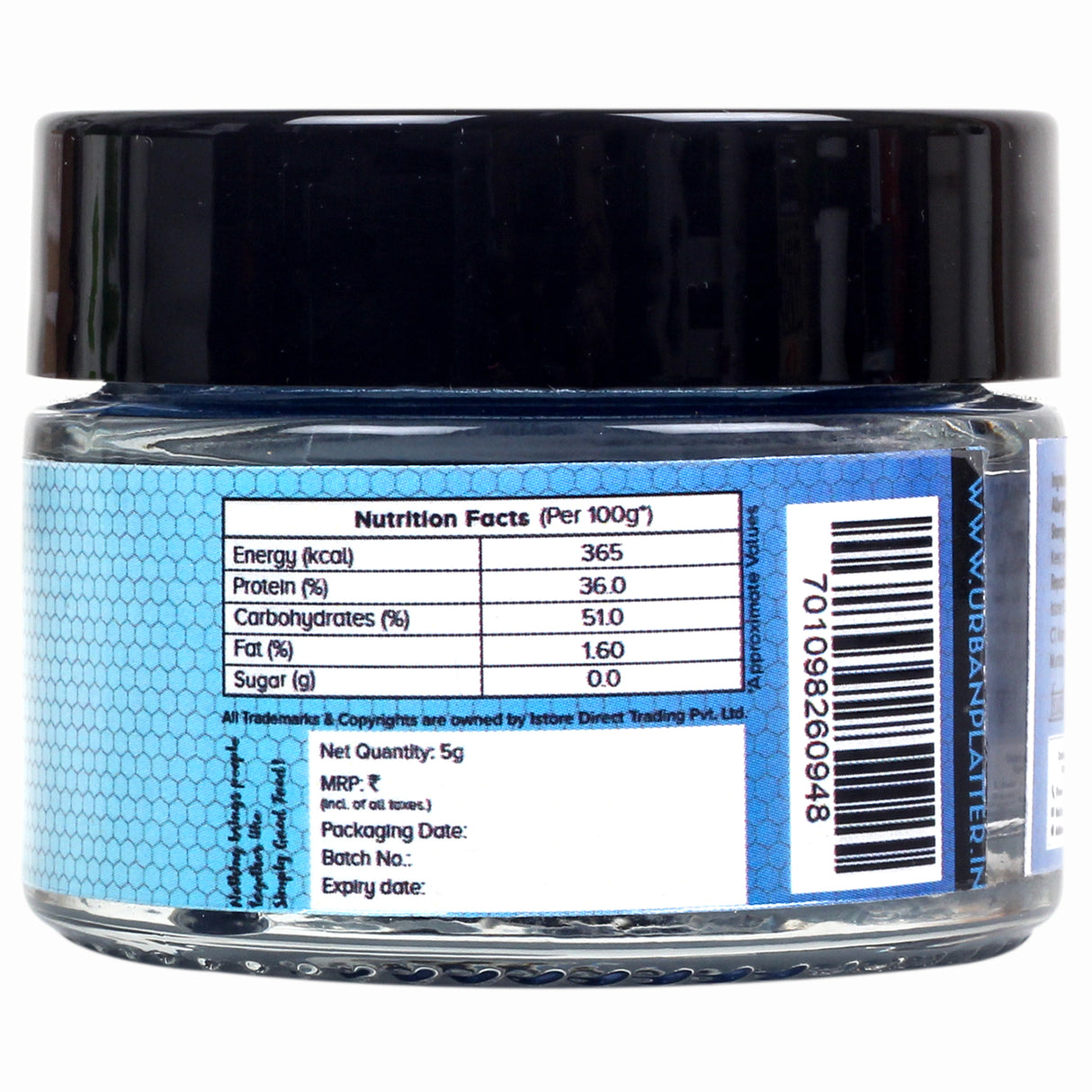 Blue Spirulina Powder, 5g (Phycocyanin Extract)