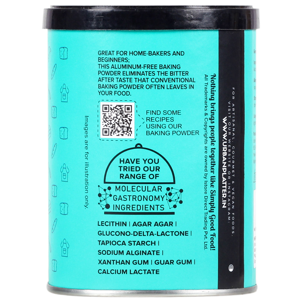 Urban Platter Aluminium-Free Baking Powder, 250g (Double-Acting Leavening Agent | Perfect for Fluffy Cakes, Breads, Baking)