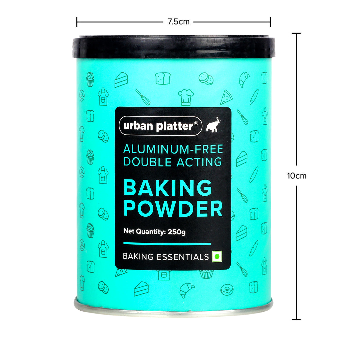 Urban Platter Aluminium-Free Baking Powder, 250g (Double-Acting Leavening Agent | Perfect for Fluffy Cakes, Breads, Baking)