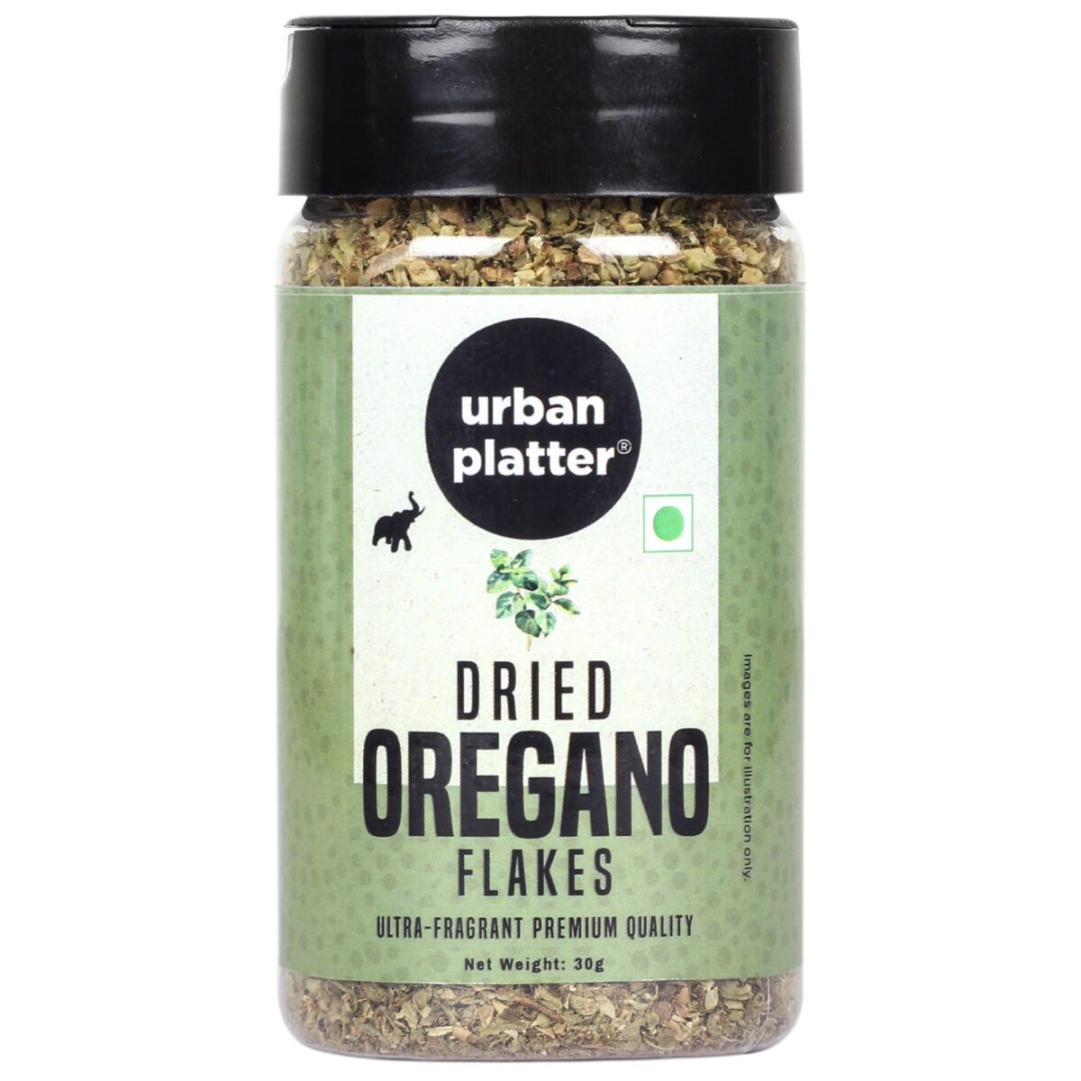 Urban Platter Dried Oregano Flakes Shaker Jar, 30g (Highly Aromatic; 3% Oil Content)