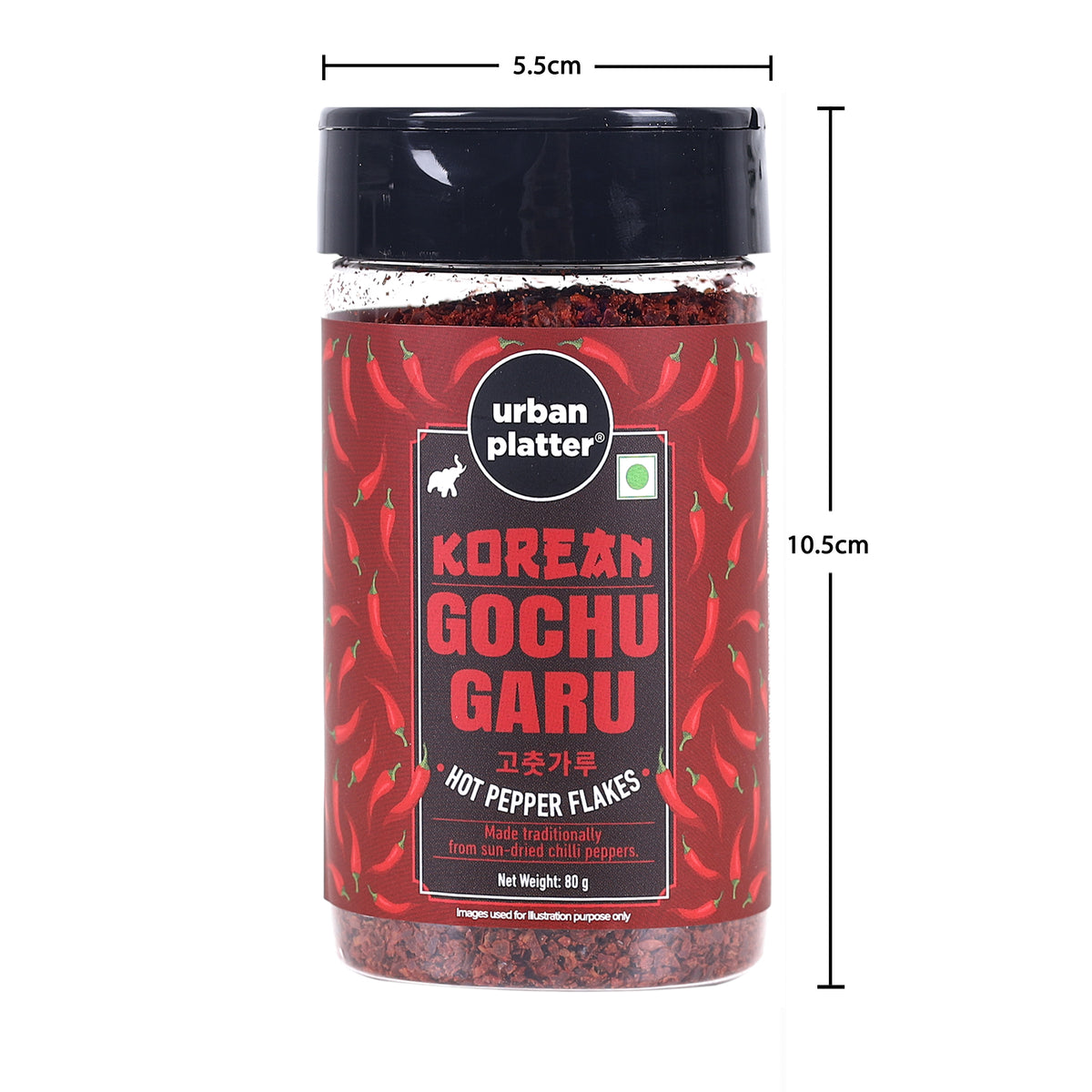 Korean Gochugaru Hot Pepper Powder, (Coarse ground Korean Dried Chilli Peppers | Smoky & Spicy | Use for Kimchi and other Korean Dishes)