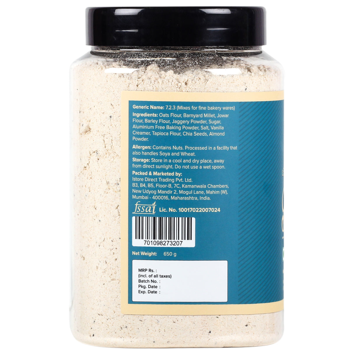 Urban Platter Millet Vanilla Pancake Mix, 650g (Wheat-free | Breakfast Essential | Just Add Water)