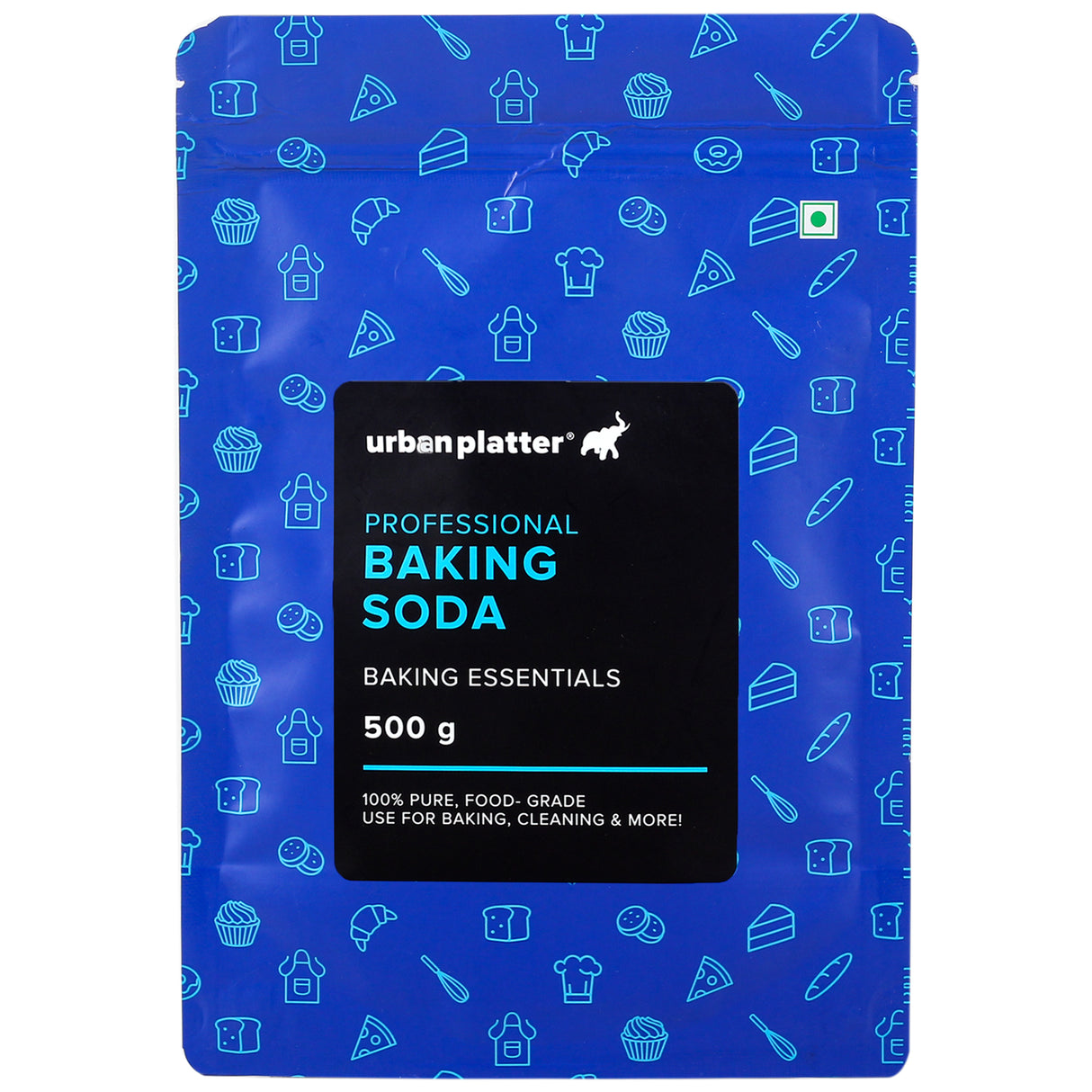 Urban Platter Baking Soda, 500g (Baking & Cooking Essential, Food-Grade Sodium Bicarbonate, Multi-Use Kitchen & Household Cleaner, Deodorizer)