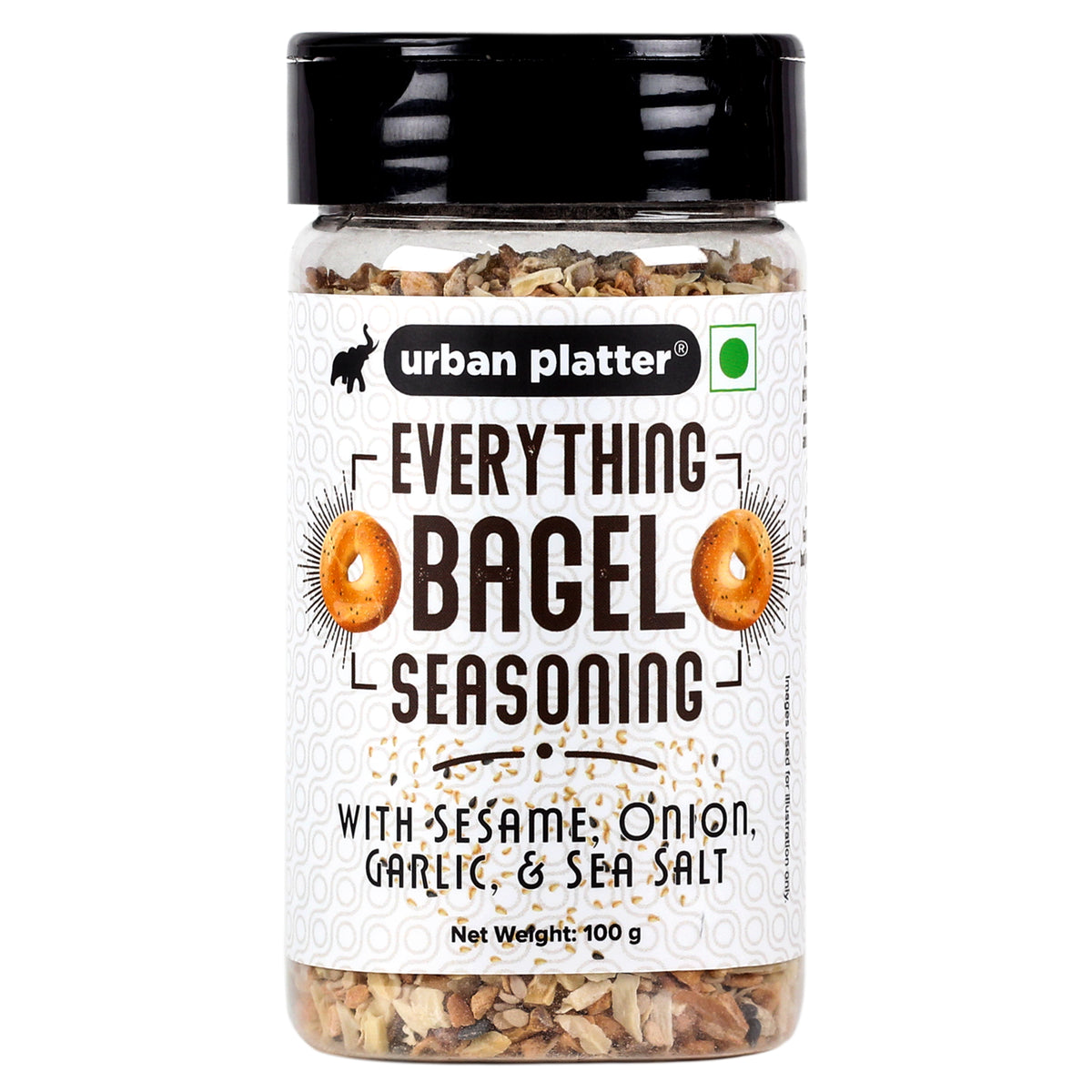 Urban Platter Everything Bagel Seasoning, 100g (Classic American Seaso