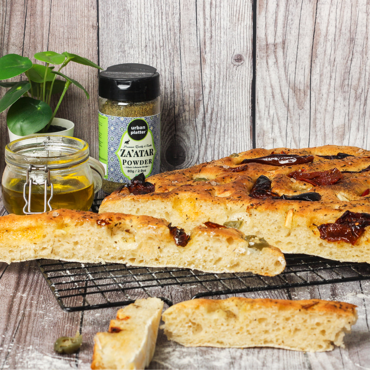 Urban Platter Zaatar Powder, 100g | Middle Eastern Spice Blend | Herby, Tangy and Nutty | Use as a dry rub or sprinkler