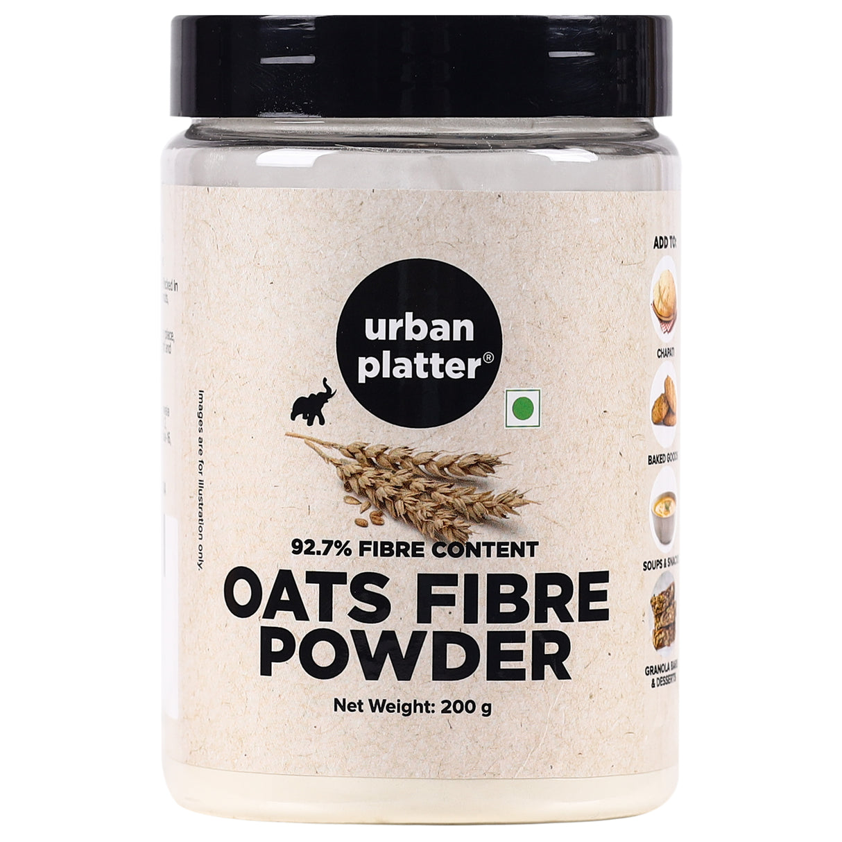 Urban Platter Oats Fibre Powder, 200g