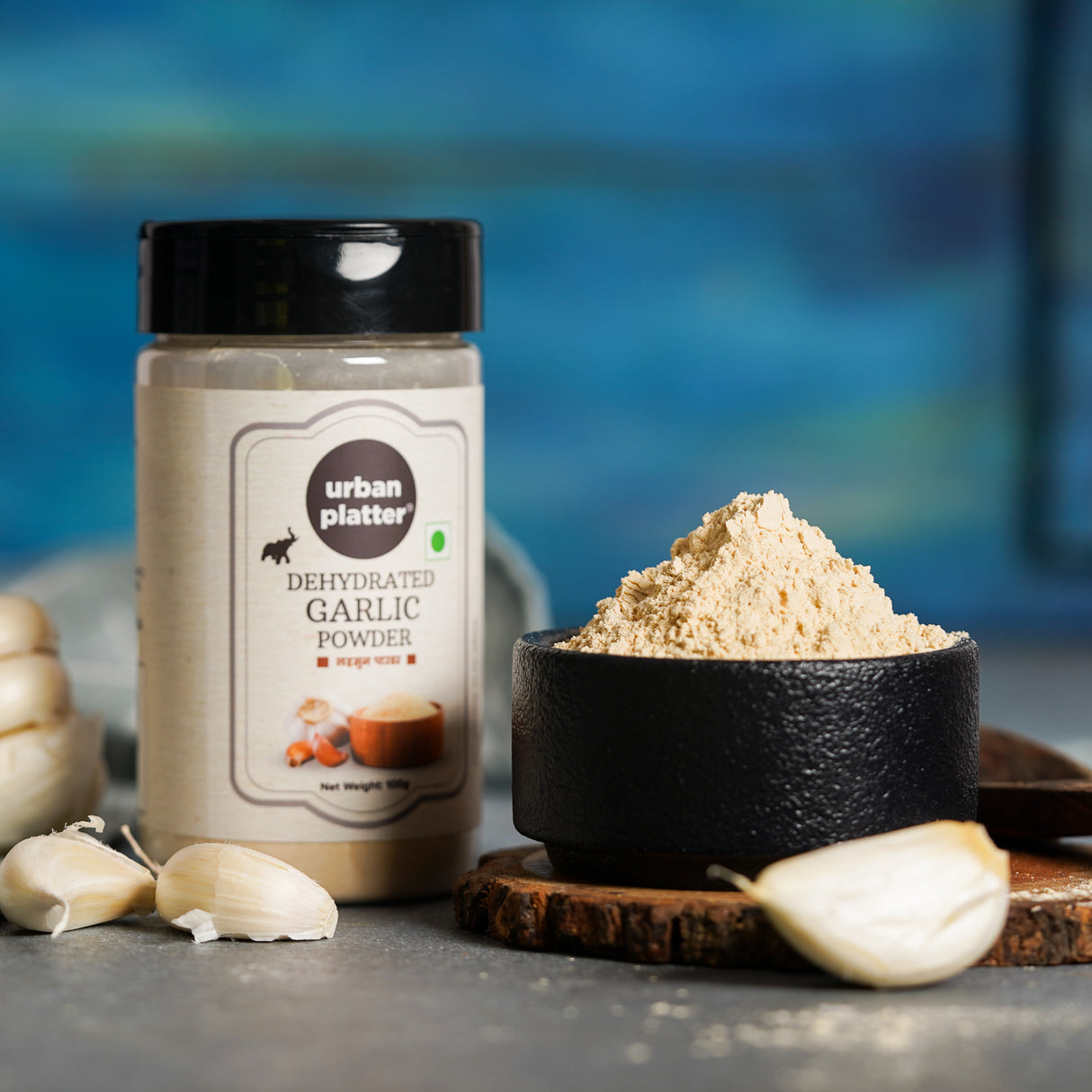 Urban Platter Dehydrated Garlic Powder, (Ready to Use, Instant Garlic Flavour, Additive Free, All Natural and Free Flowing, Lehsun Powder)