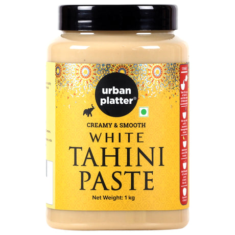 Urban Platter Tahini Paste, (Smooth & Creamy | Made from Hulled Sesame Seeds | Ideal for Hummus & Dressings | Rich in Good Fats)
