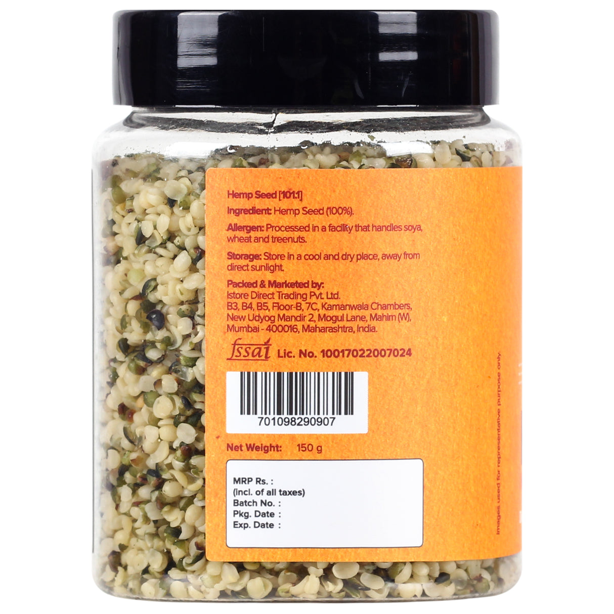 Urban Platter Hemp Hearts, 150g (Hulled Seeds | High Protein & Fiber | Plant-Based Superfood) - product image 2