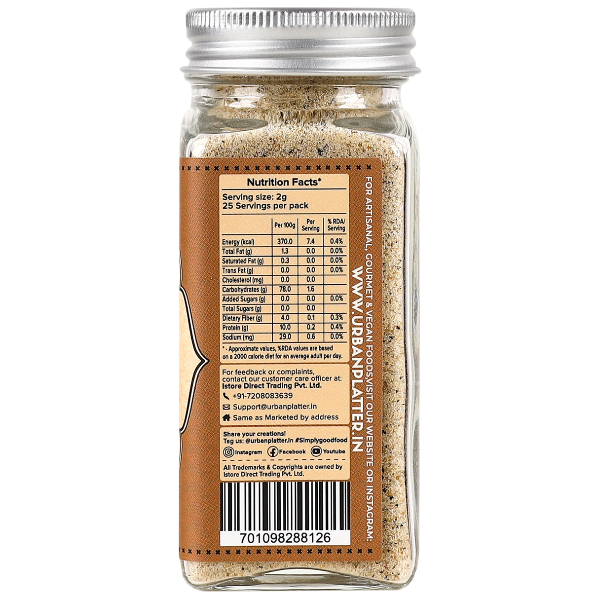 Urban Platter Premium Hing Powder, 50g (Compounded Asafoetida Powder | Tempering Essential | Natural Digestive Aid | Perfect for Daily Cooking)