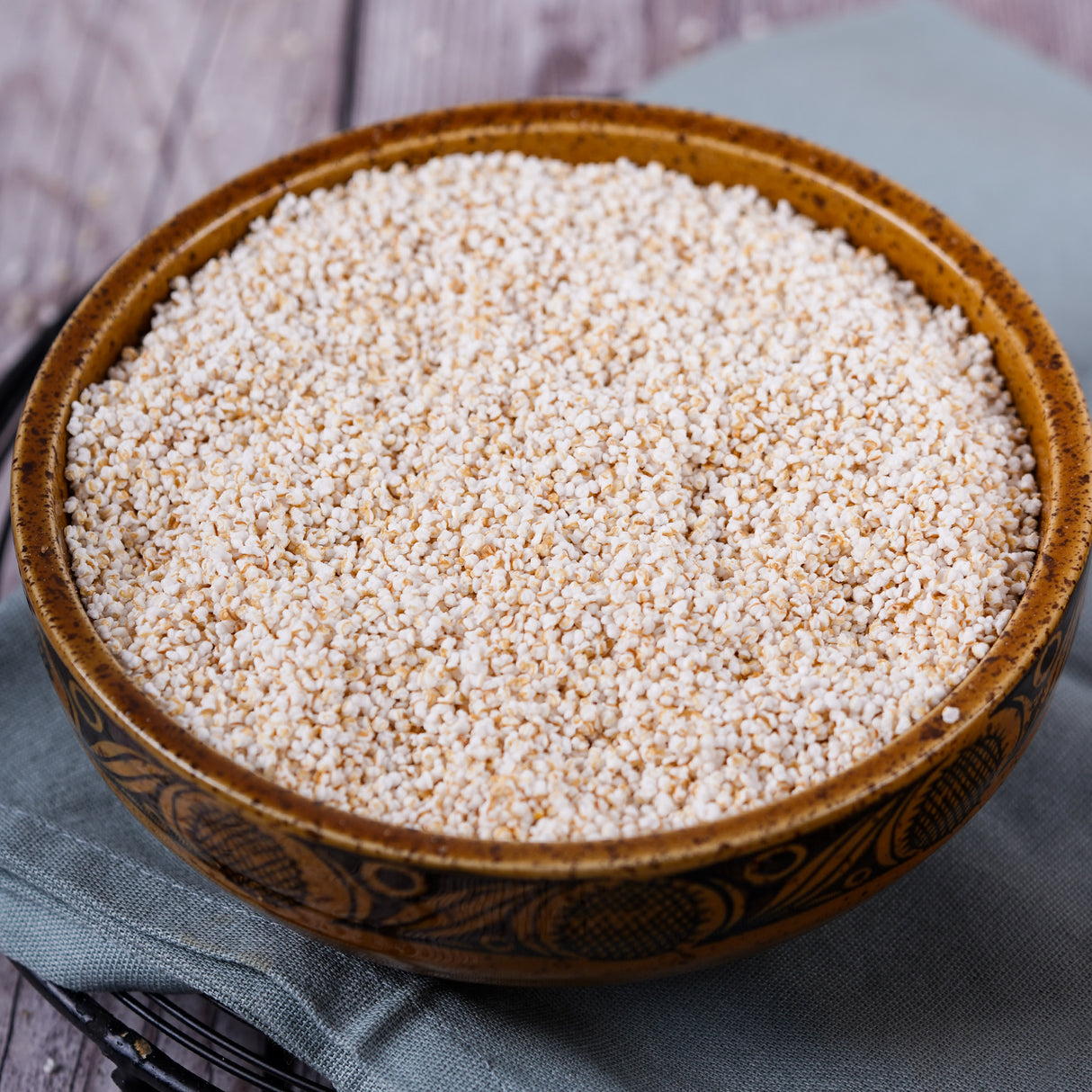 Puffed Amaranth, 350g (Rajgira, High in Protein & Fibre, Healthy Puffed Snack, Gluten-free)