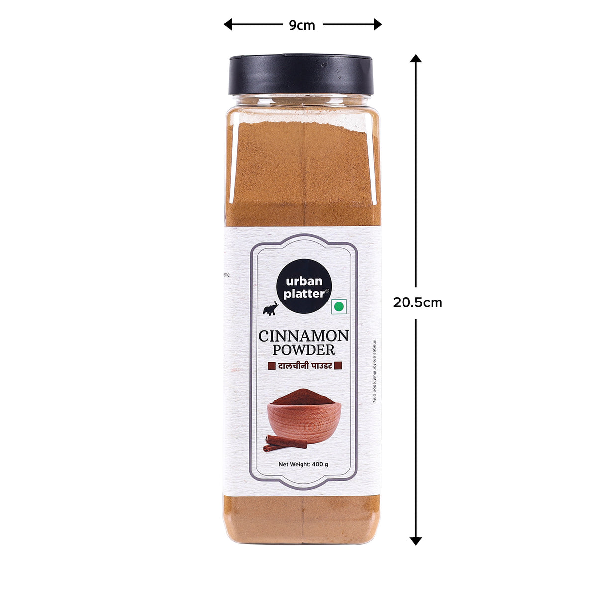 Urban Platter Cinnamon (Dalcheeni) Powder Shaker Jar (All Natural, Premium Quality, Flavourful, Ground Fresh in Small Batches) - product image 9