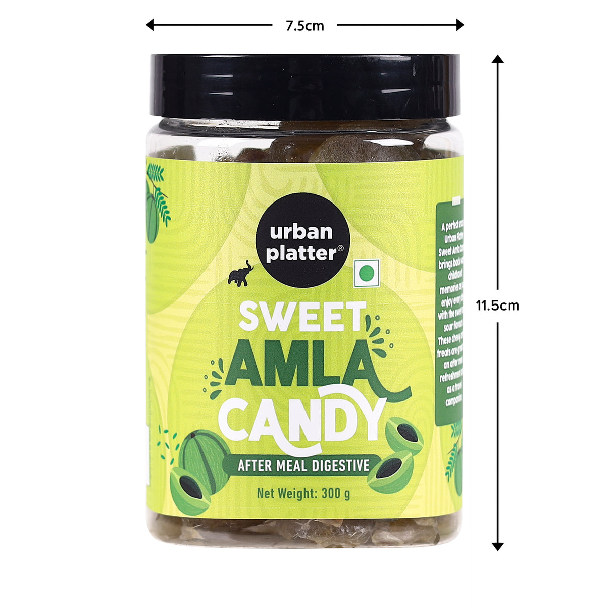 Urban Platter Sweet Amla Candy (Avla), 300g Sweet and Sour | Rich in Vit C | After Meal Digestive
