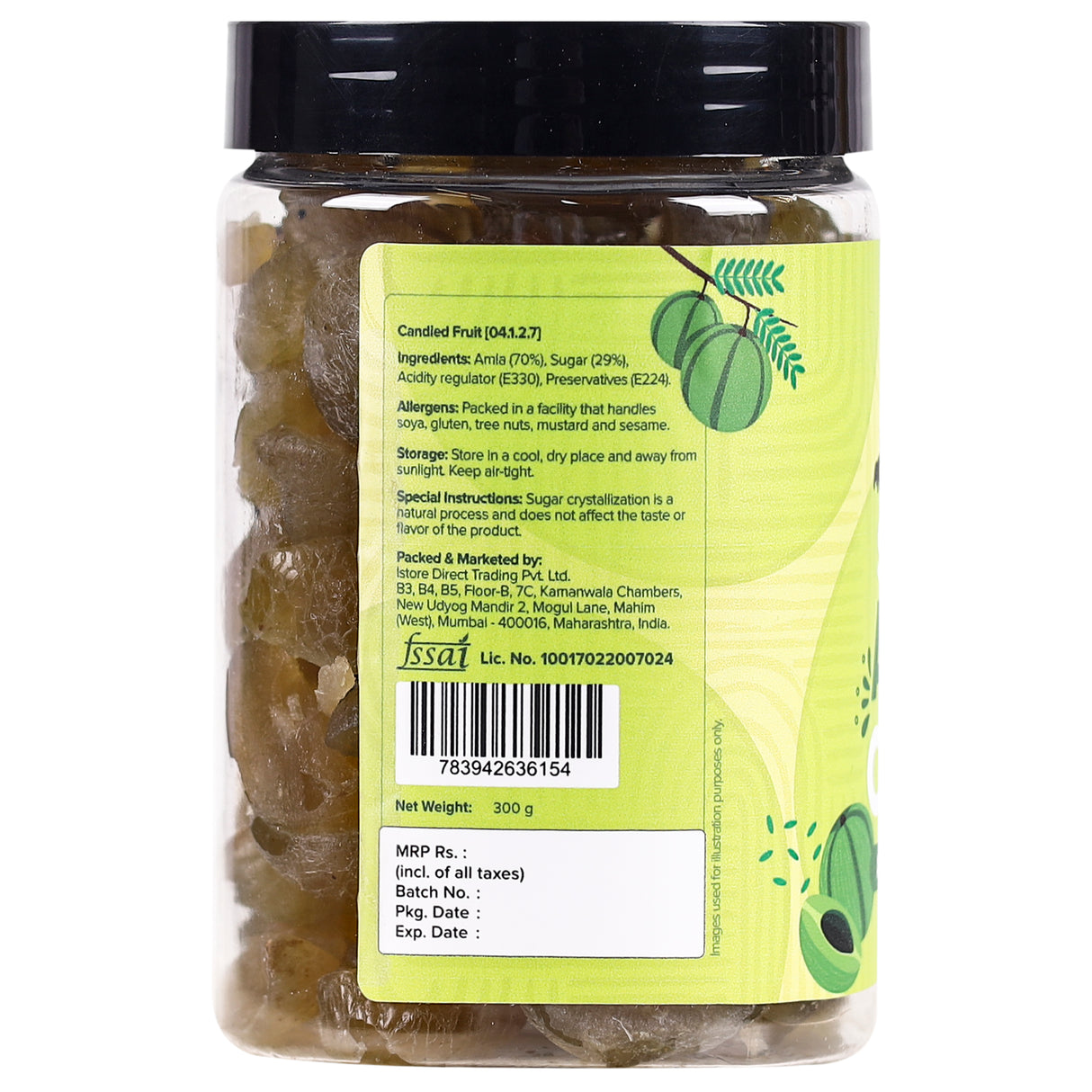 Urban Platter Sweet Amla Candy (Avla), 300g Sweet and Sour | Rich in Vit C | After Meal Digestive