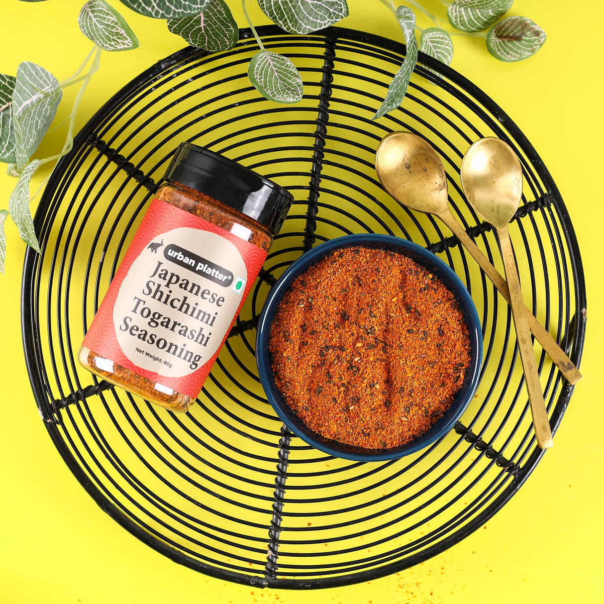 Urban Platter Shichimi Togarashi Seasoning, 80g (Japanese Seven-Spice Blend | Aromatic & Zesty)