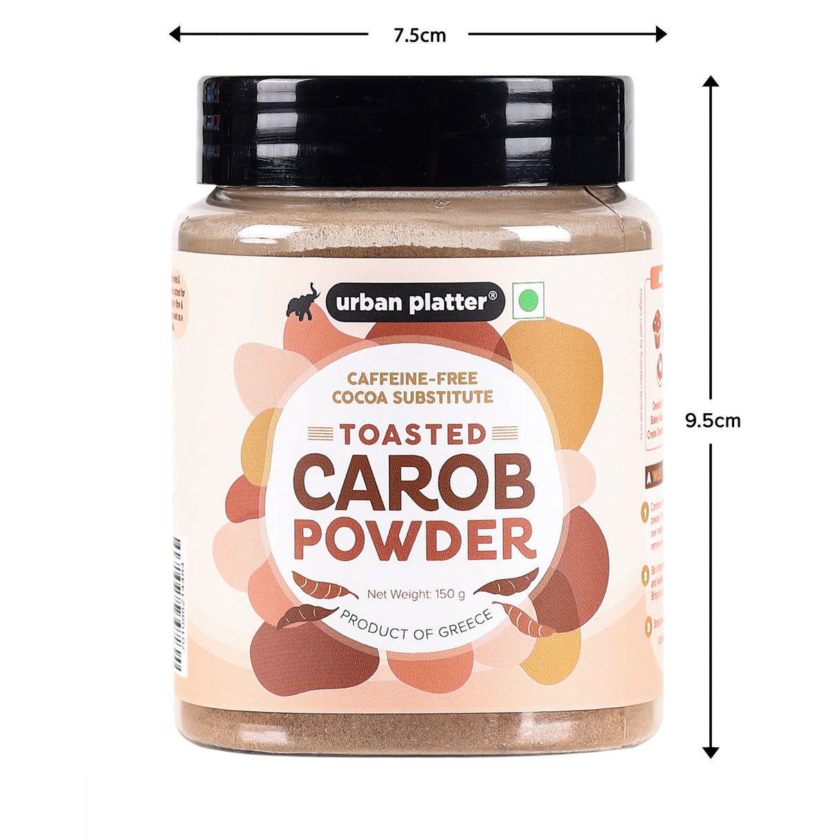 Urban Platter Toasted Carob Powder, 150 g - product image 7
