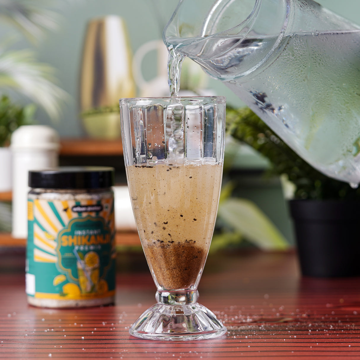 Urban Platter Instant Shikanji, 400g (Instant Masala Sabja Lemonade)