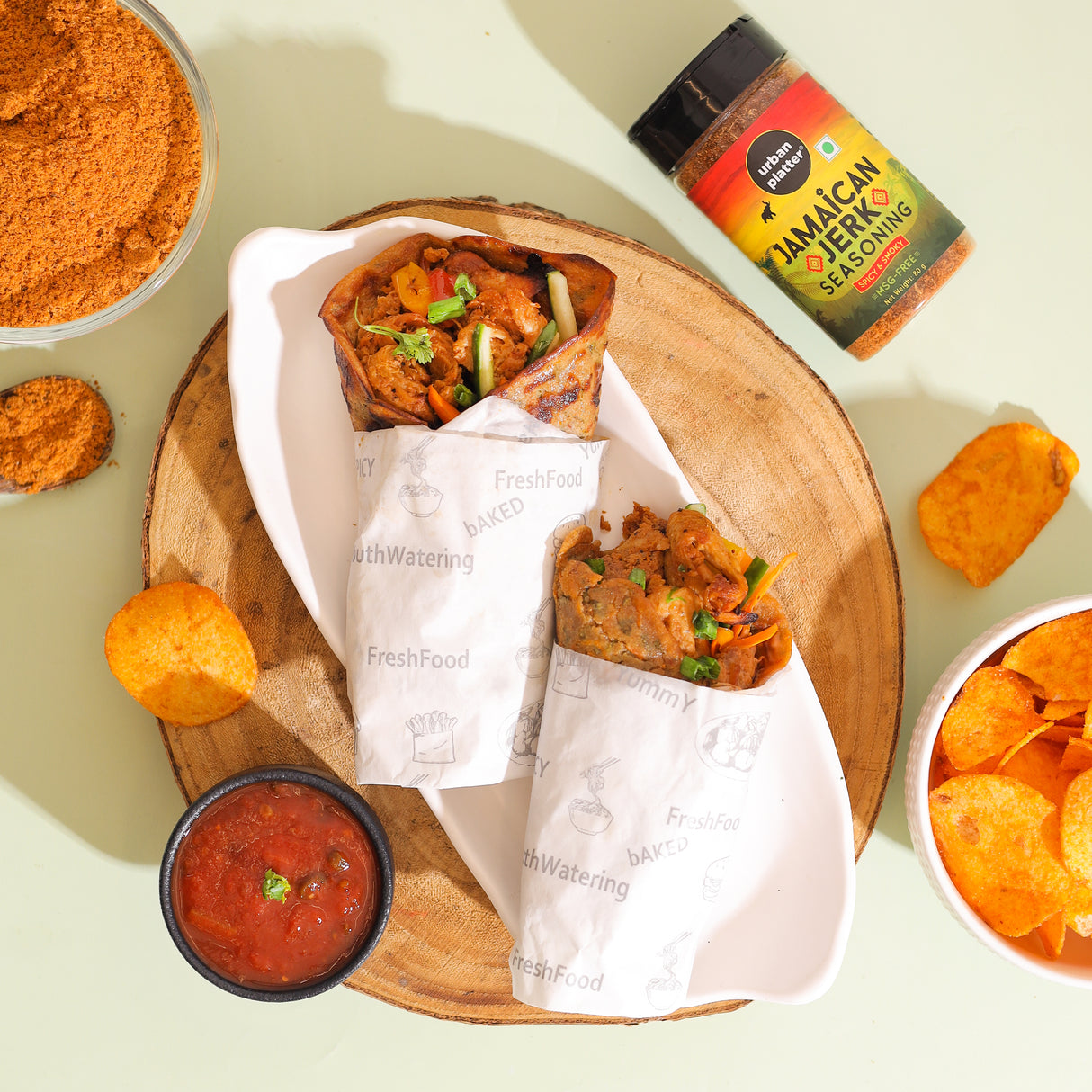 Urban Platter Jamaican Jerk Seasoning, 80g (Bold and Spicy Caribbean Blend | Perfect for Marinades, Grilling and Roasting)