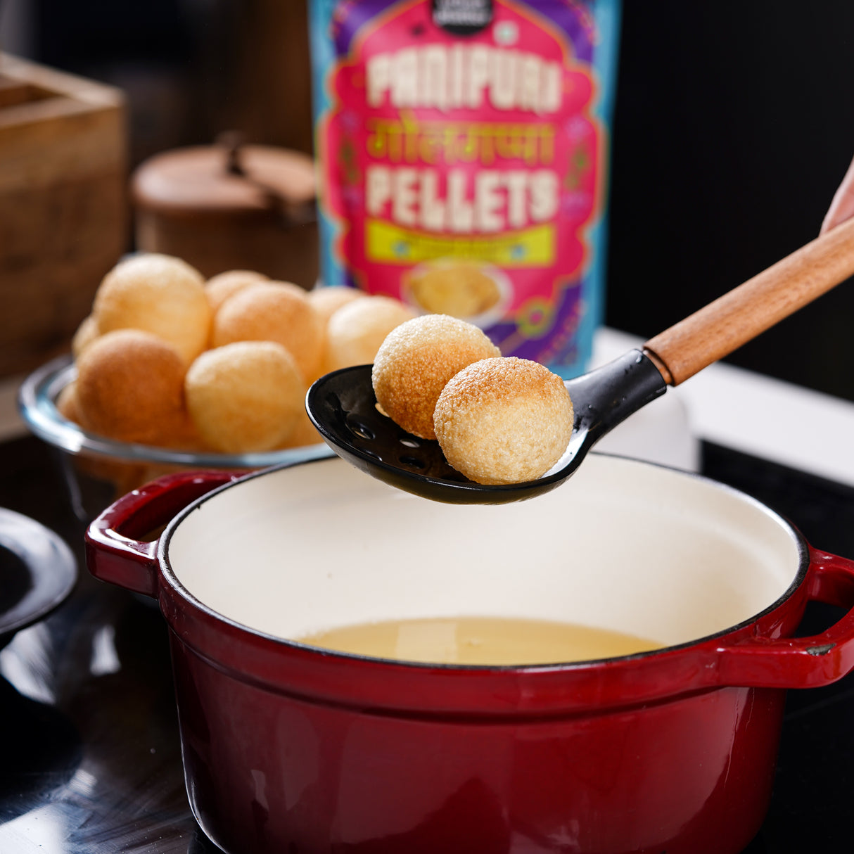 Urban Platter Ready-to-fry Dry Gol Gappa (Pani Puris)
