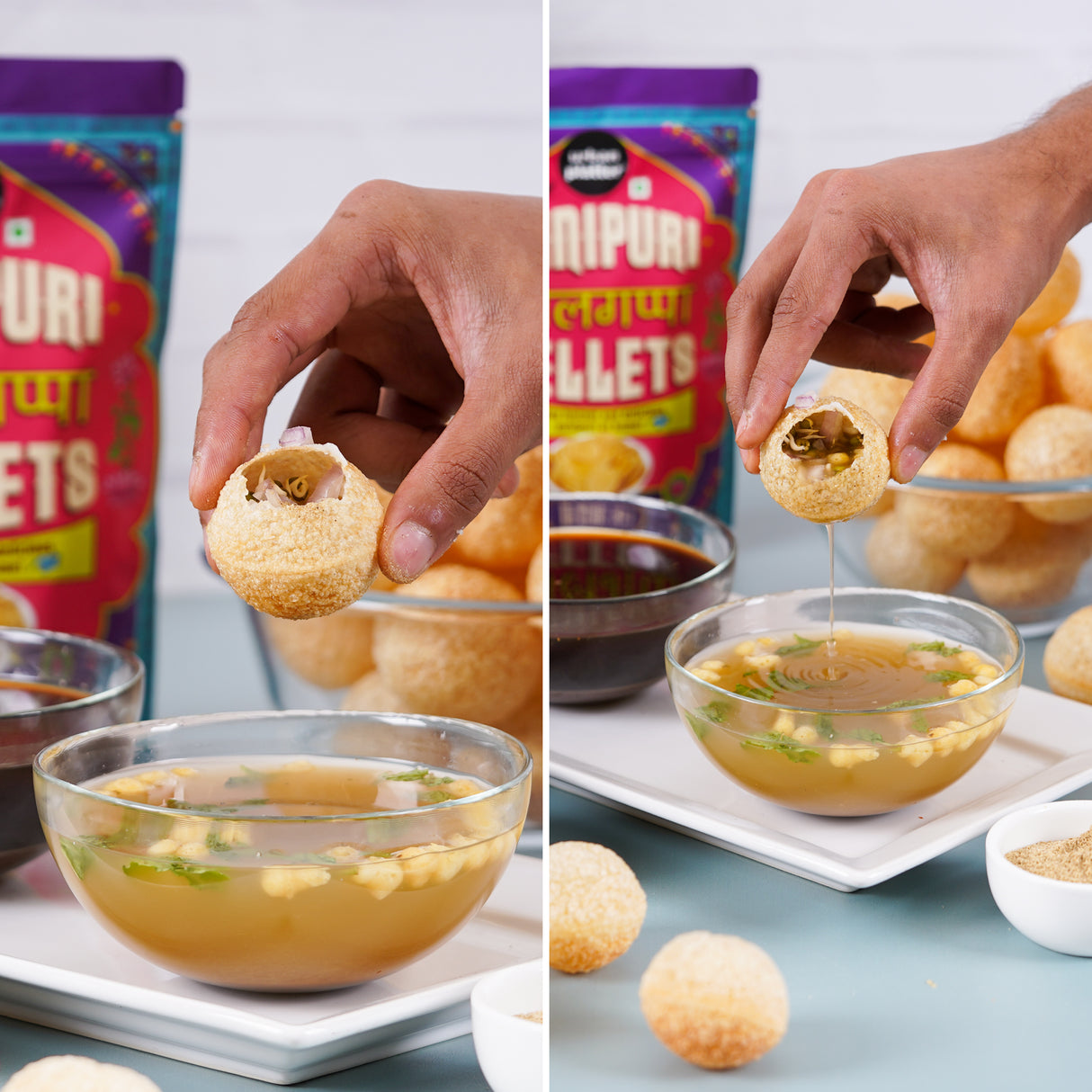 Urban Platter Ready-to-fry Dry Gol Gappa (Pani Puris)
