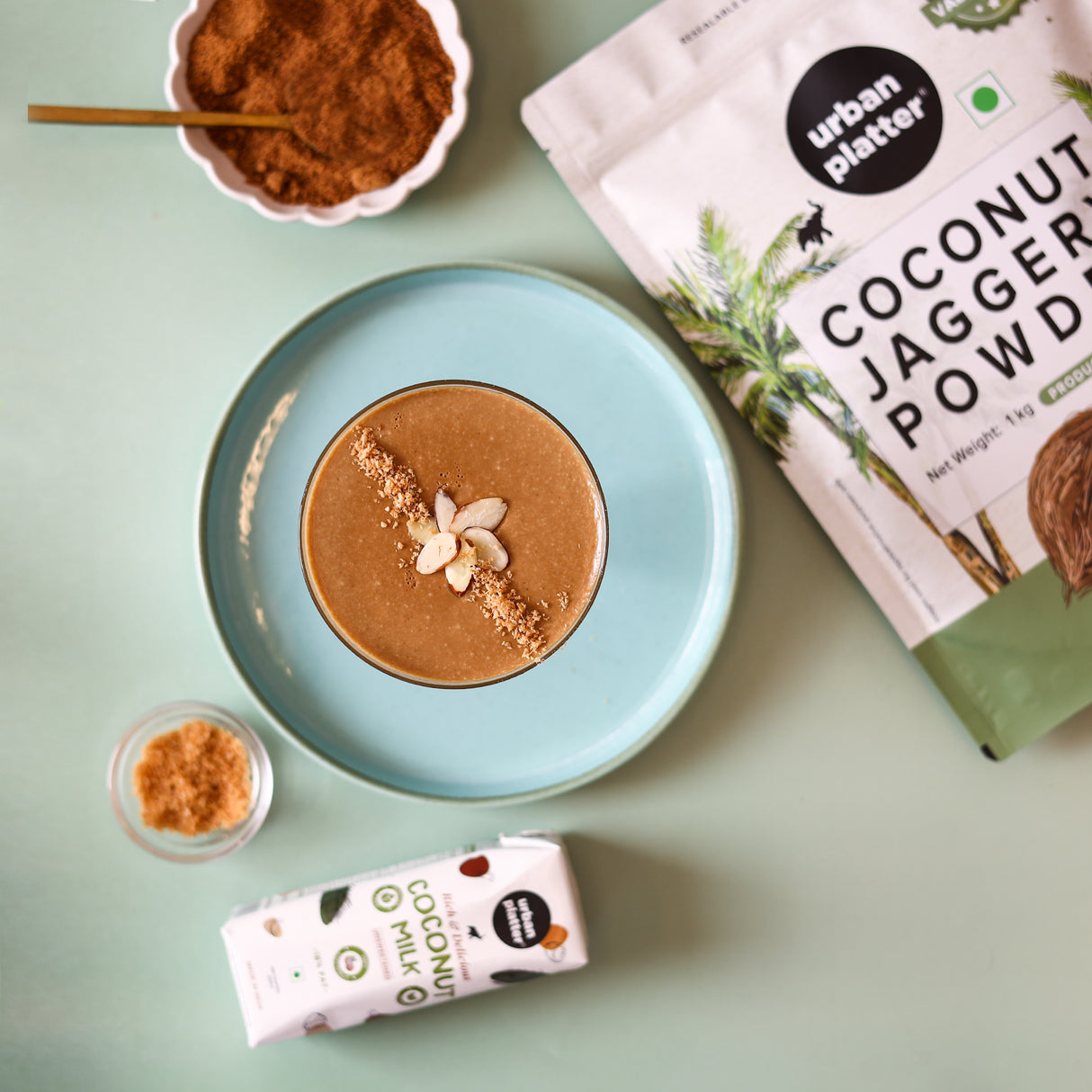 Urban Platter Coconut Sugar Sachets, 625g / 125 x 5g Sachets (Value Pack, Natural Sweetener, Low GI)