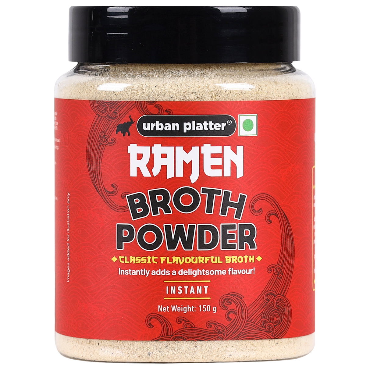Urban Platter Japanese-Style Ramen Broth Powder, 150g (Plant-Based | Instant Soup Base | MSG-free | Umami-Rich)
