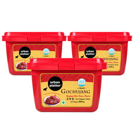 Urban Platter Classic Korean Gochujang, (Plant-Based Fermented Hot Chilli Paste | Unique Umami Flavour | Essential for Korean Cooking)