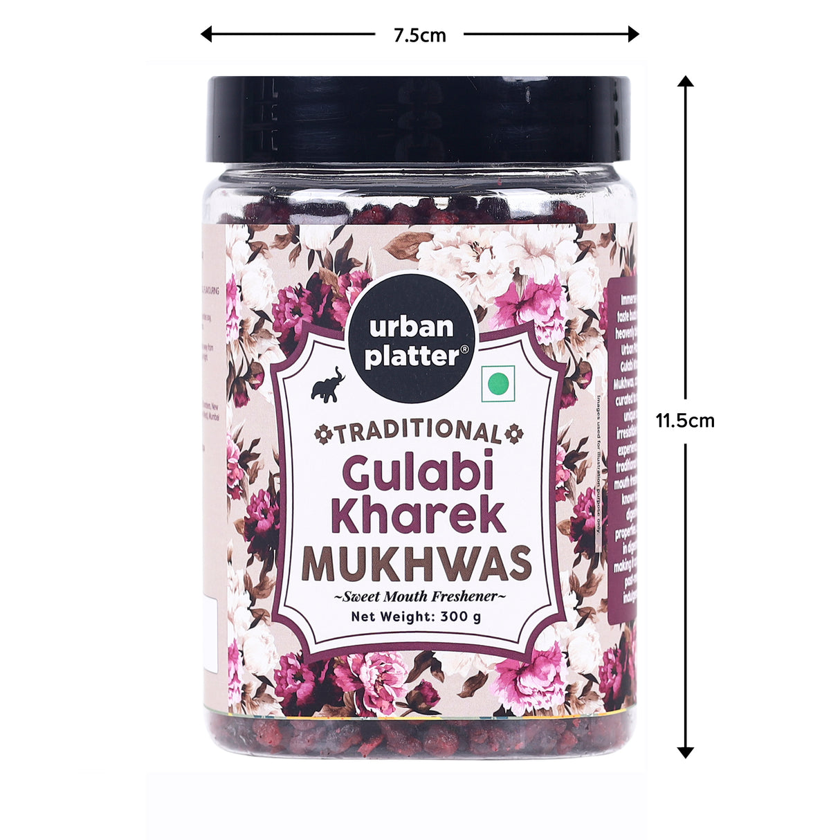 Gulabi Kharek Mukhwas, 300g (Mouth Freshener, Digestive, After-Meal Snack)