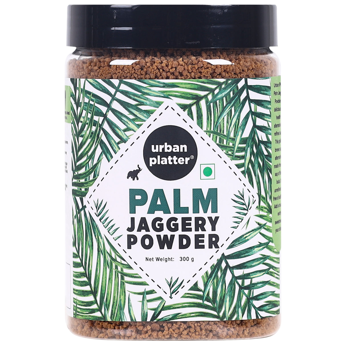 Urban Platter Palm Jaggery (Karupatti), 300g (Natural Sweetener | Made from Neera | Unrefined & Chemical-Free)