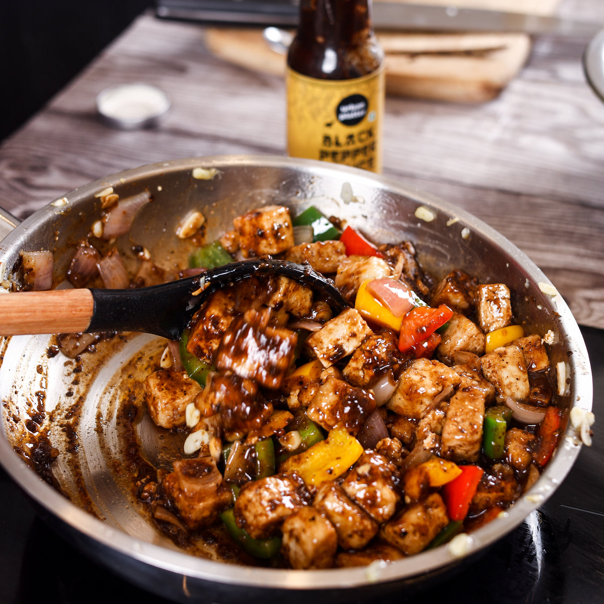 Black Pepper Sauce, 225g (Great for Stir Fry, Asian Savoury Robust Taste)