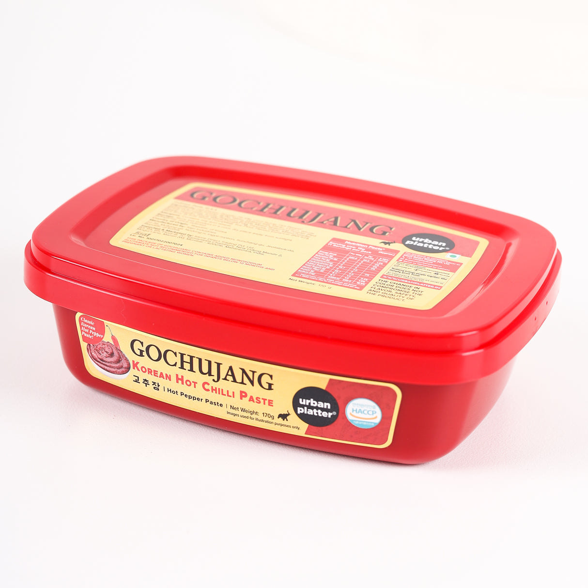 Urban Platter Classic Korean Gochujang, 170g (Plant-Based Fermented Hot Chilli Paste | Unique Umami Flavour | Essential for Korean Cooking)