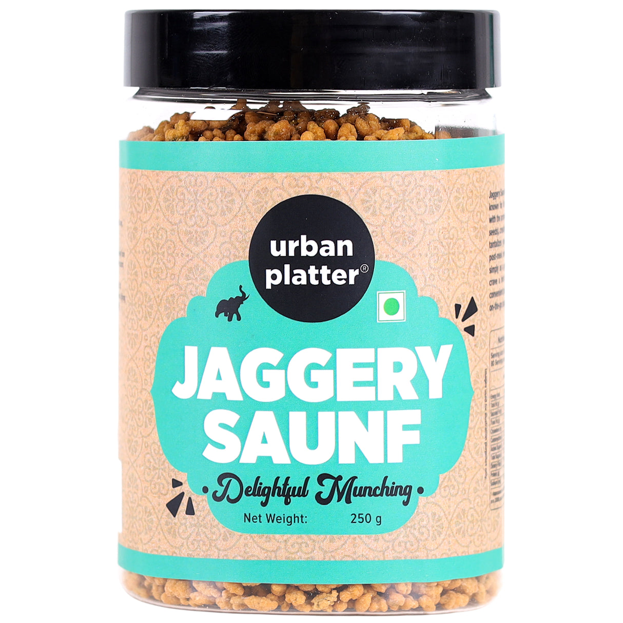 Urban Platter Jaggery Saunf, 250g (Gur Saunf / Fennel, Delicious Post-meal Digestive)