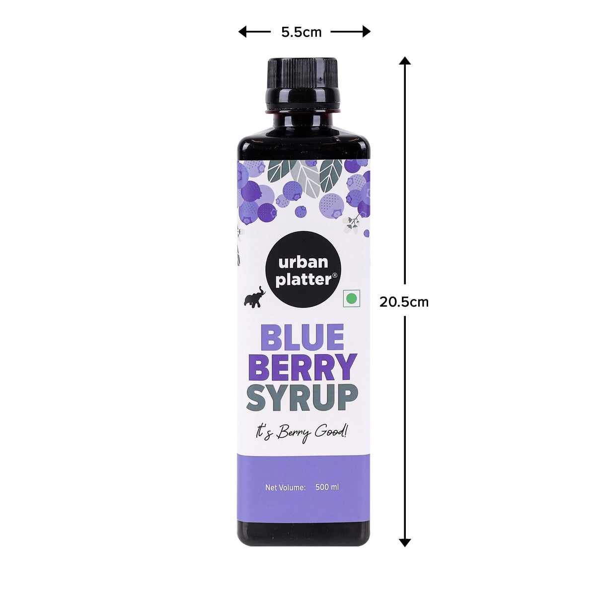 Urban Platter Blueberry Syrup, 500ml (Thick, Made From Real Fruits) - product image 7