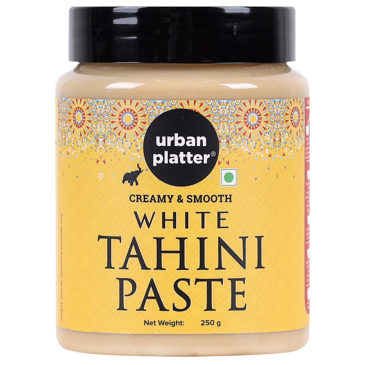 Urban Platter Tahini Paste, 250g (Smooth & Creamy White Sesame Tahina | Ideal for Hummus & Shawarma Sauce)