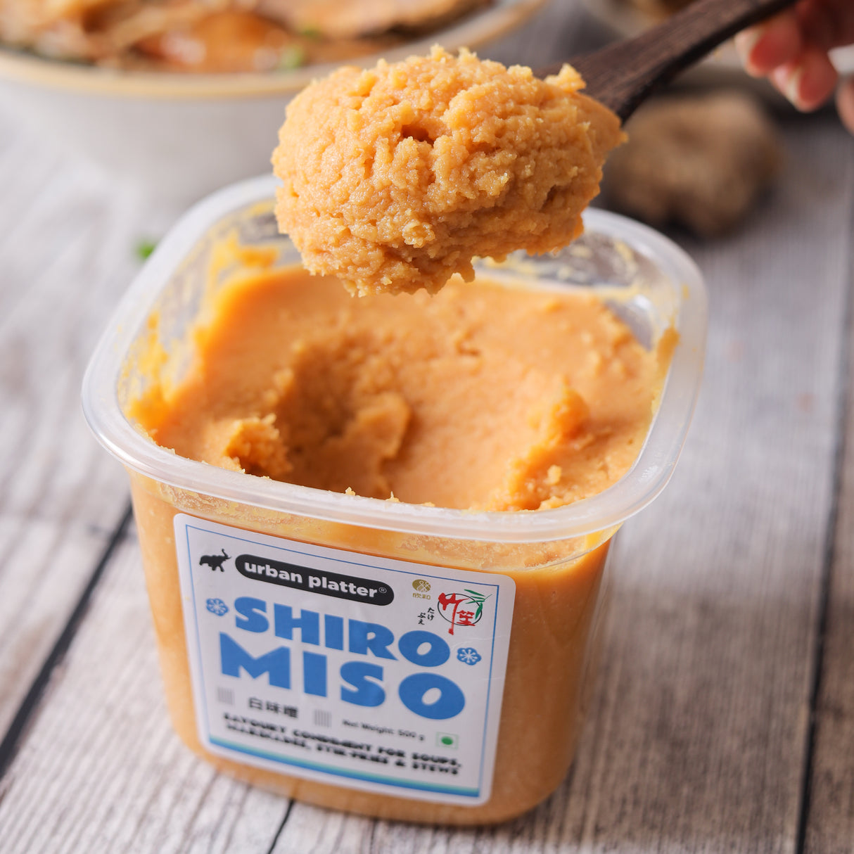 Urban Platter Shiro Miso, 500g (Light Miso Paste, Soy Based, Japanese Staple)