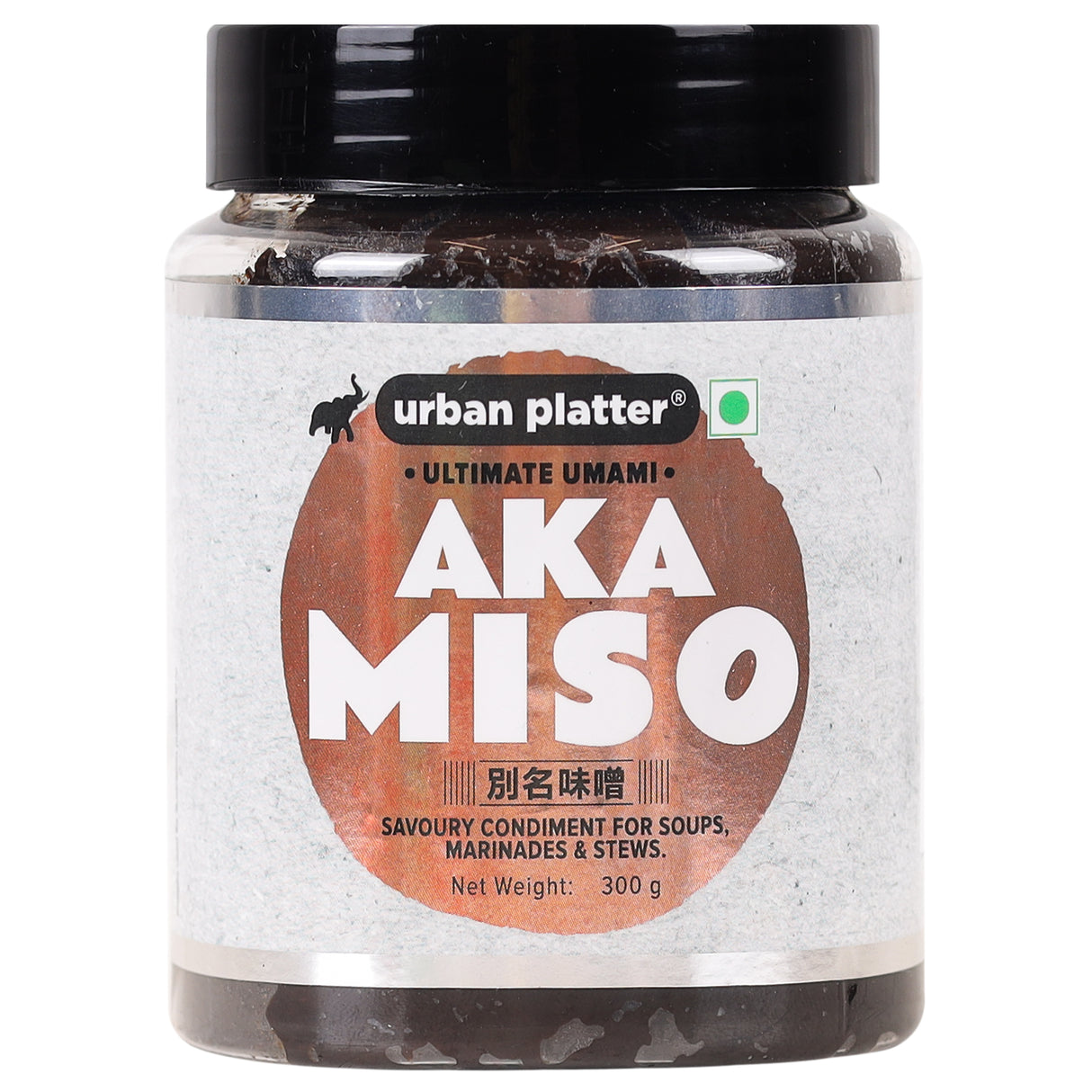 Urban Platter Aka Miso Paste, (Dark Miso | Fermented Soybean Paste | Preservative-Free | Deep Umami Flavor)
