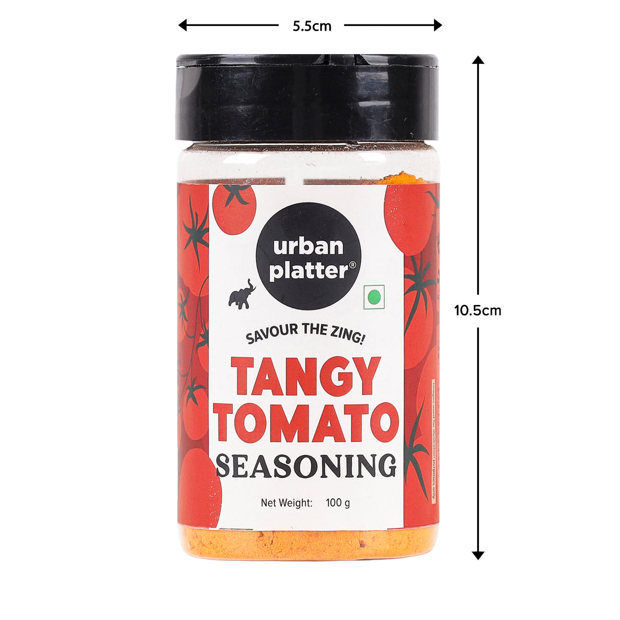 Urban Platter Tangy Tomato Seasoning, 100g (Chatpata Indian-Style Blend | Great for Fries, Popcorn, Makhanas & Salads)