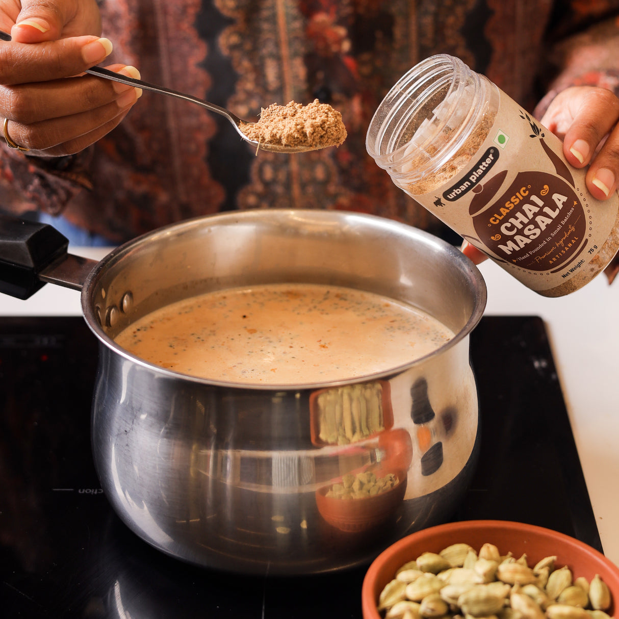 Classic Chai Masala, 75g (Artisanal Tea Spice | Hand Pounded | Strong Aroma & Flavour)