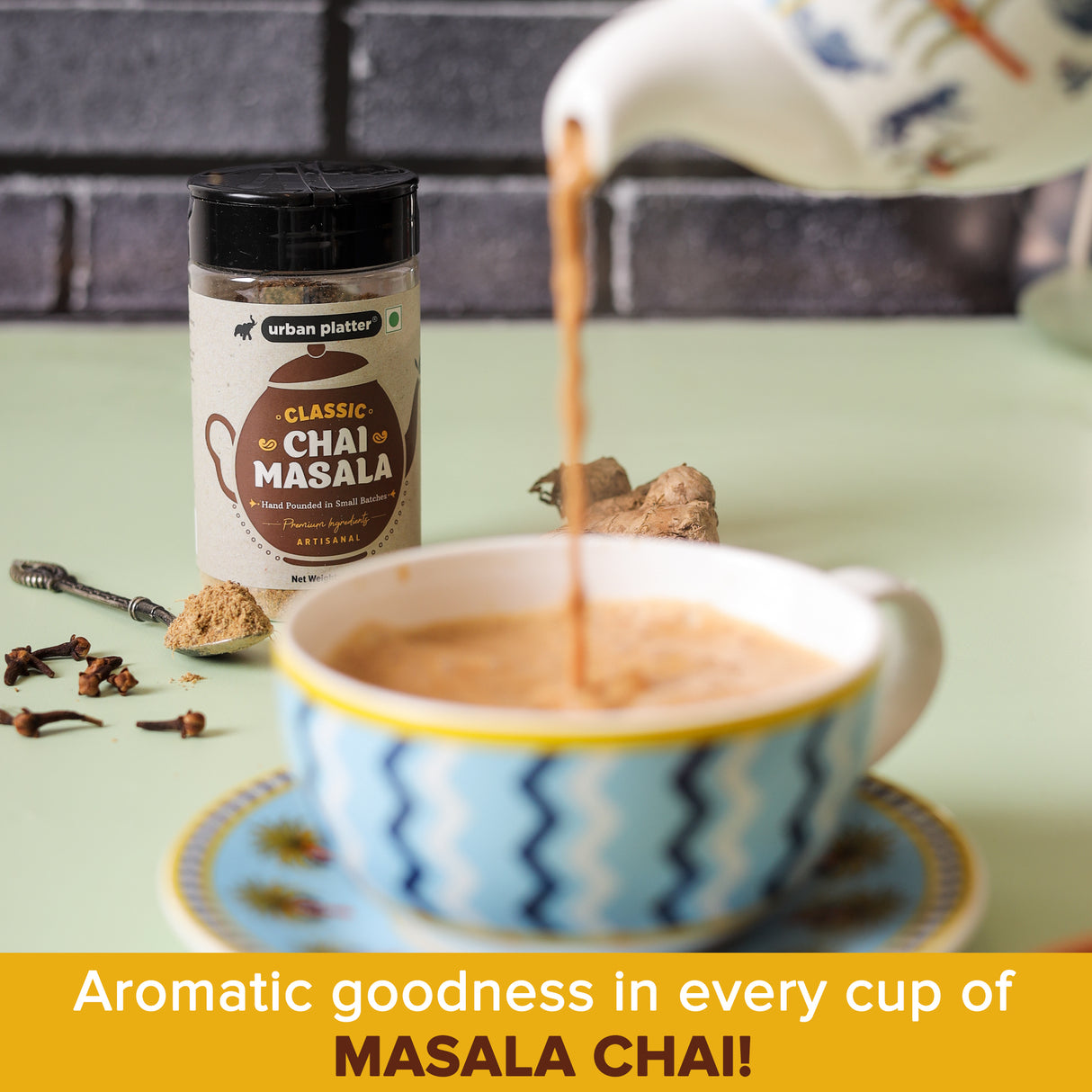 Classic Chai Masala, 75g (Artisanal Tea Spice | Hand Pounded | Strong Aroma & Flavour)