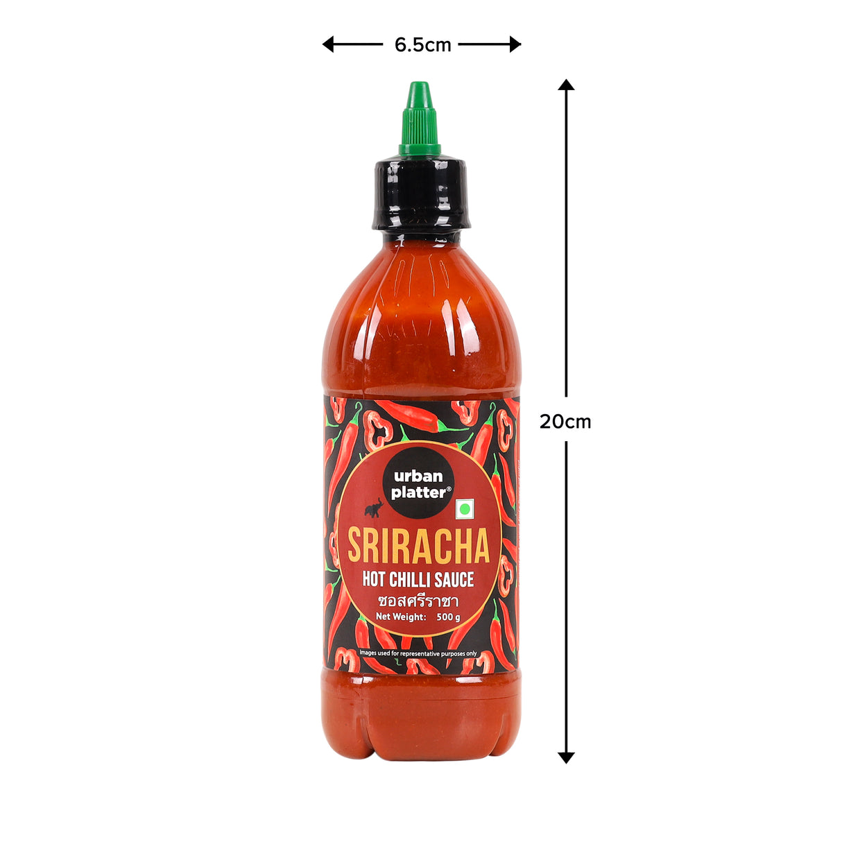 Urban Platter Sriracha Hot Chilli Sauce, 500g (Versatile Sauce, Perfect Aroma & Taste)