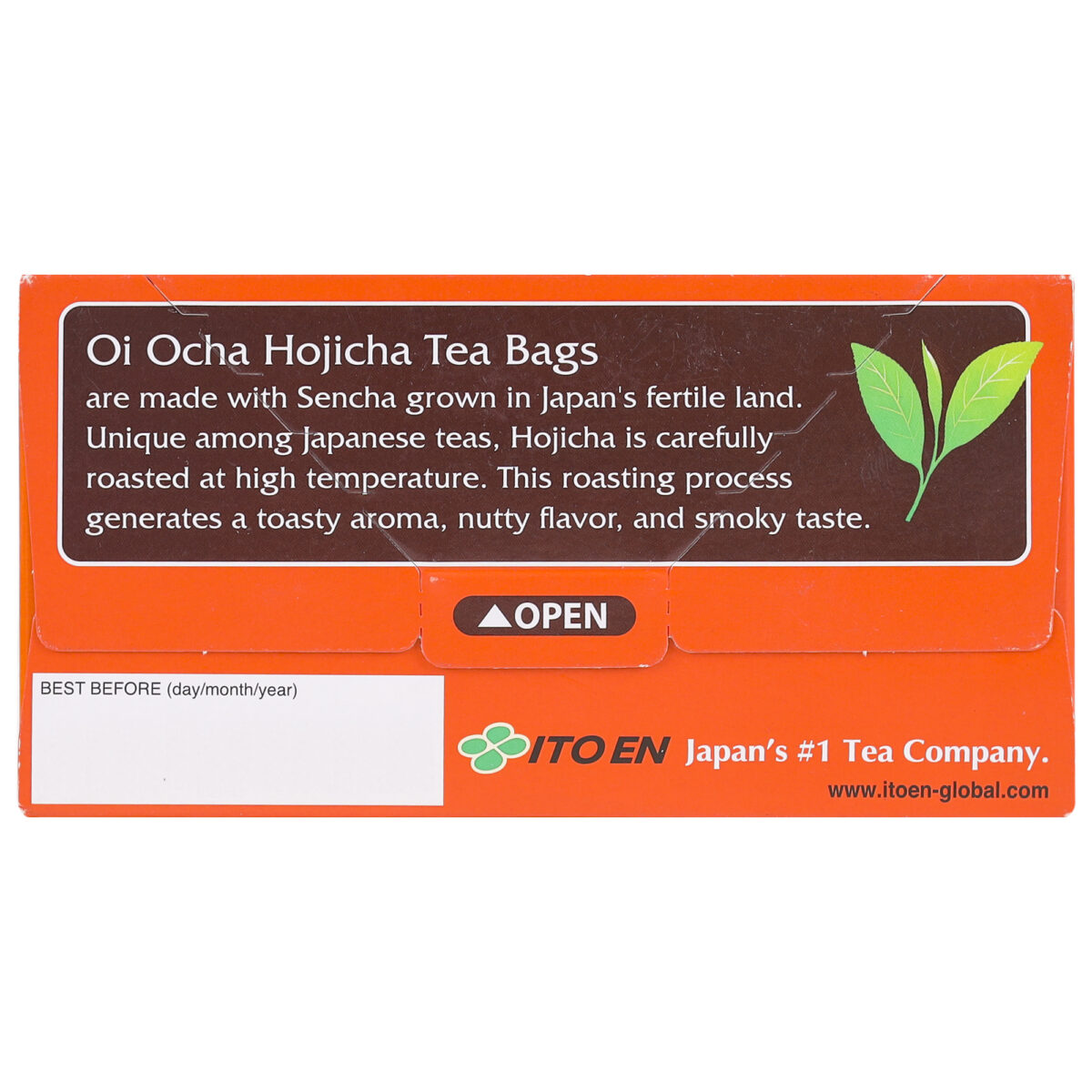 Oi Ocha Premium Japanese Hojicha Tea Bags, 32g (20 Tea sachets | Japans No. 1 Green Tea | Roasted Tea | Robust, Savoury and Smoky Flavour)