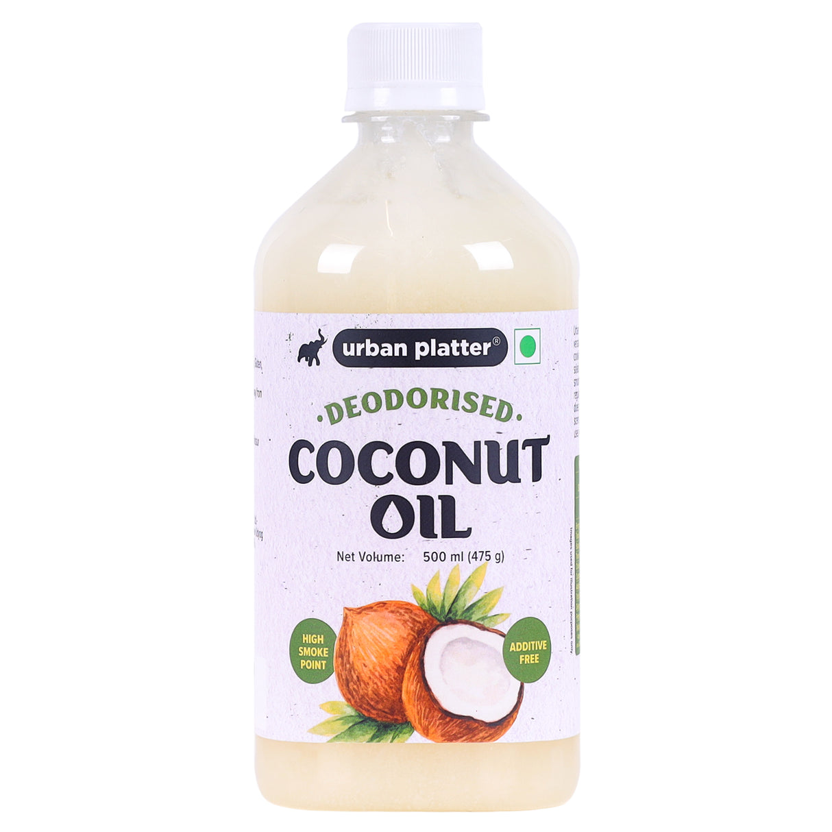 Urban Platter Deodorised Coconut Oil 500ml (Pure & Neutral Aroma)