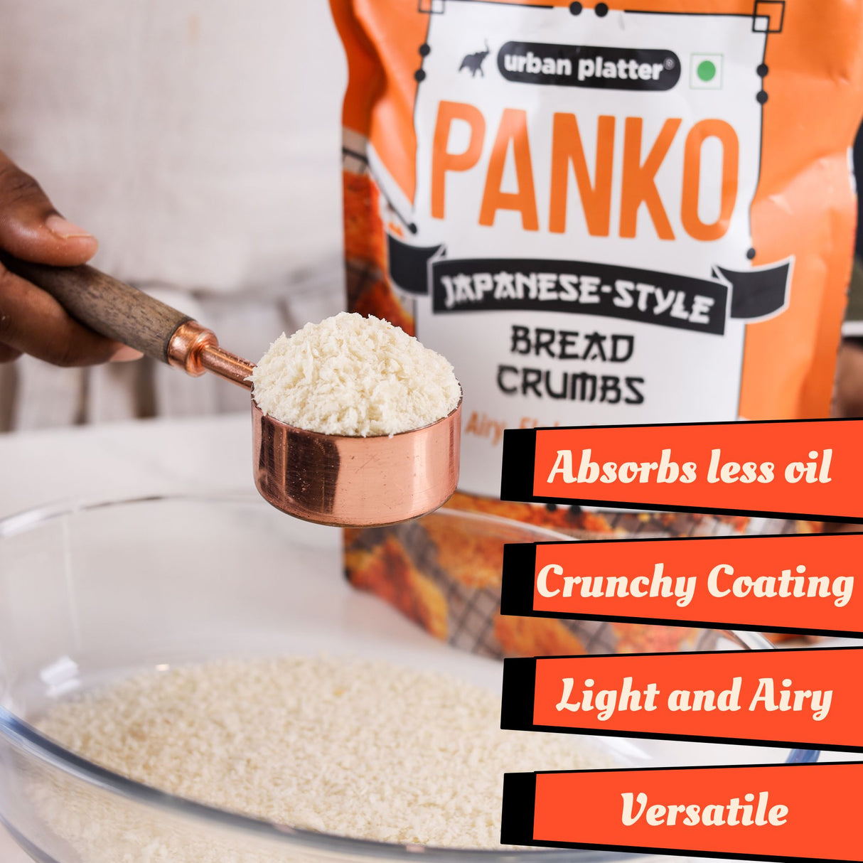 Urban Platter Panko Breadcrumbs, 400g