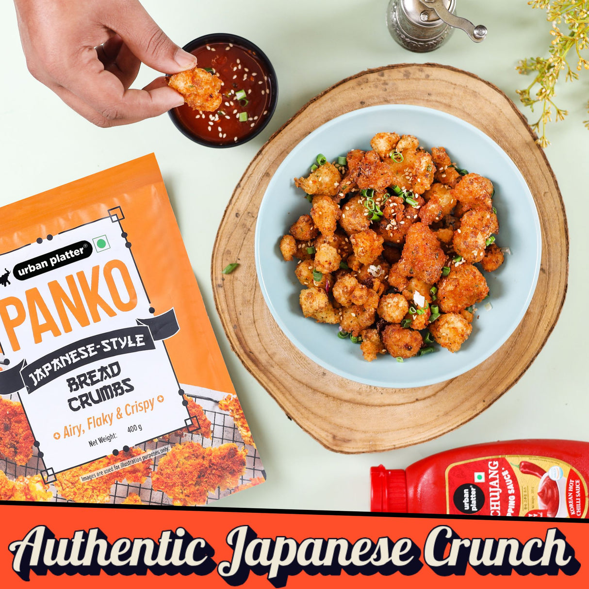Urban Platter Panko Breadcrumbs, 400g