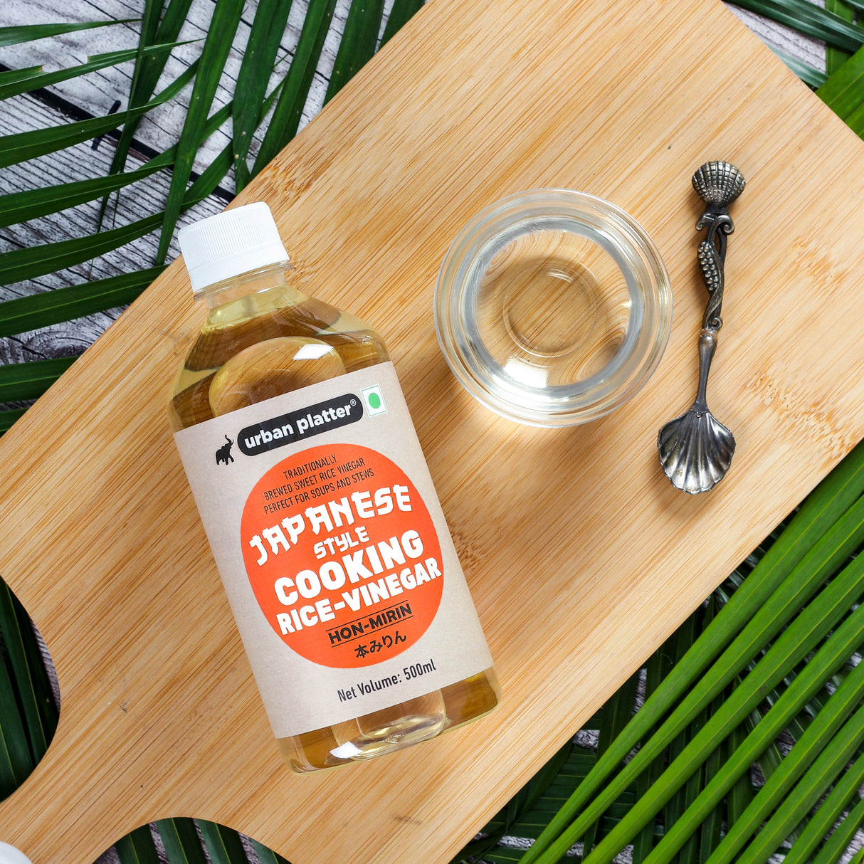 Japanese Style Cooking Rice Vinegar, 500ml (Traditionally Brewed, Sweet Rice Hon Mirin, Perfect for Soups)