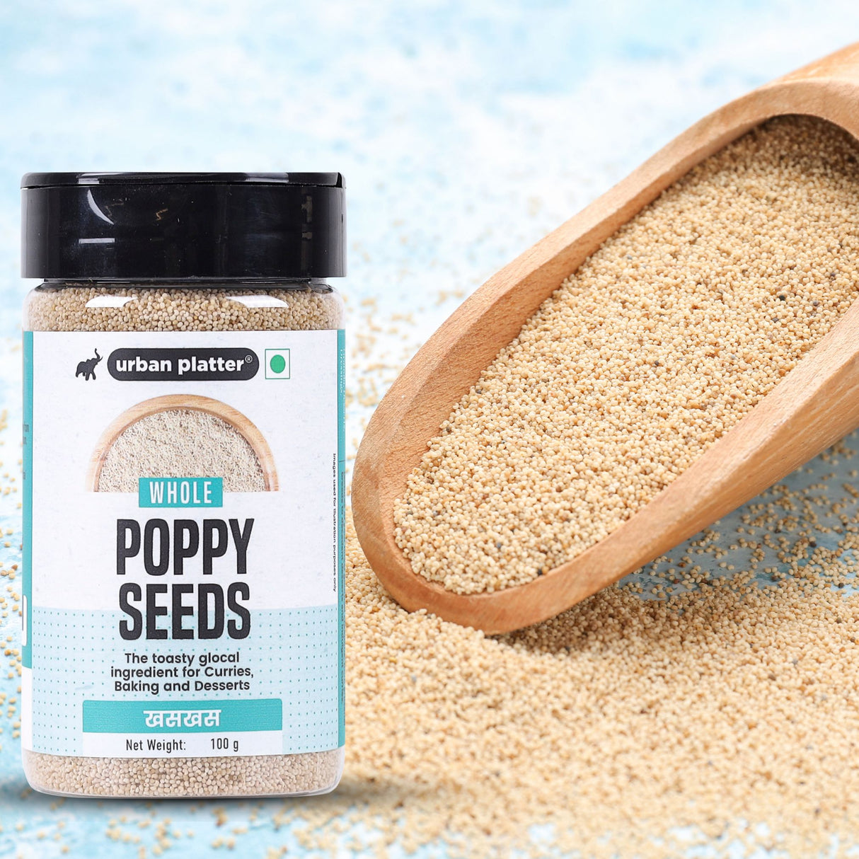Urban Platter Poppy Seeds, 100g (Khas Khas, Posto, Natural Thickener, Additives Free)