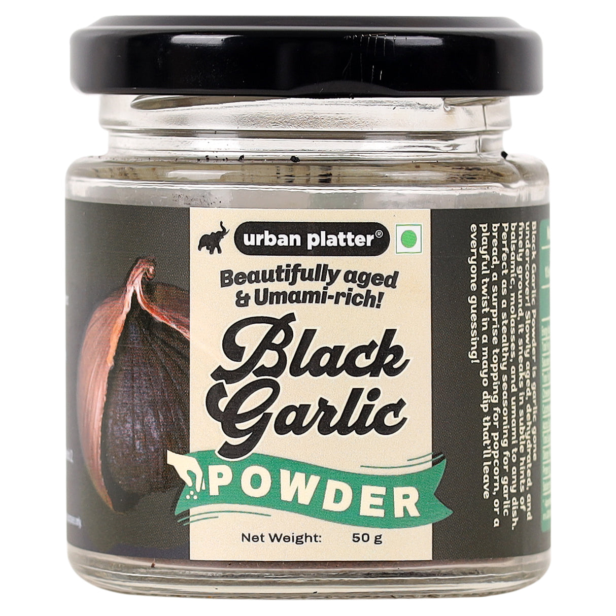 Urban Platter Fermented Black Garlic Powder, 50g